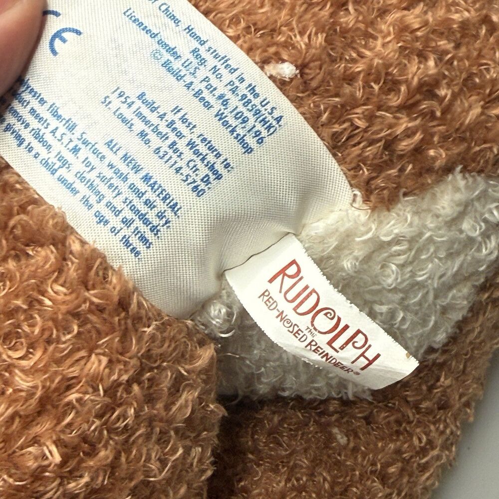 Build A Bear Rudolph Red Nosed Reindeer Plush 2014 EUC - Picture 7 of 15